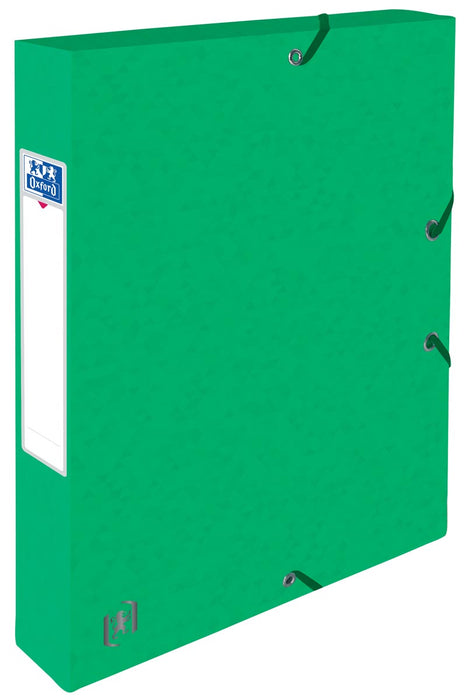 Elba elastomap Oxford Top File+ met een rug van 4 cm, groen