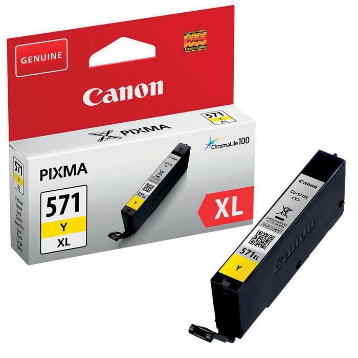 Canon inktcartridge CLI-571XL, 715 pagina's, OEM 0334C001, geel