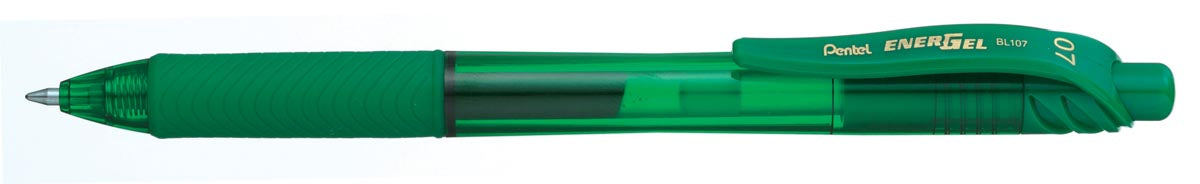 Pentel Roller Energel-X BL107 in Groen met 0,7 mm schrijfbreedte