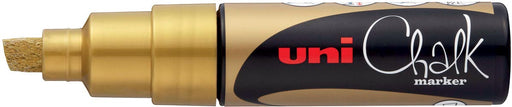 Uni-ball krijtmarker goud, beitelvormige punt 8 mm 6 stuks, OfficeTown