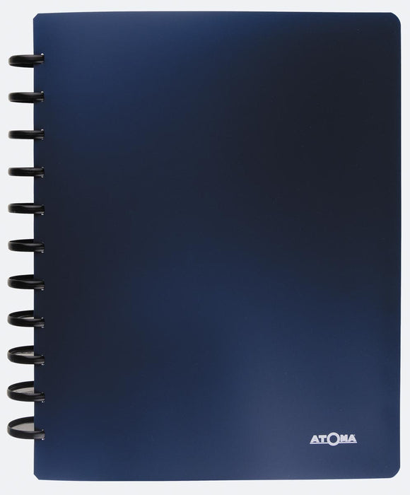 Atoma showalbum, voor ft A4, uit PP, met 100 tassen, geassorteerde kleuren 4 stuks, OfficeTown