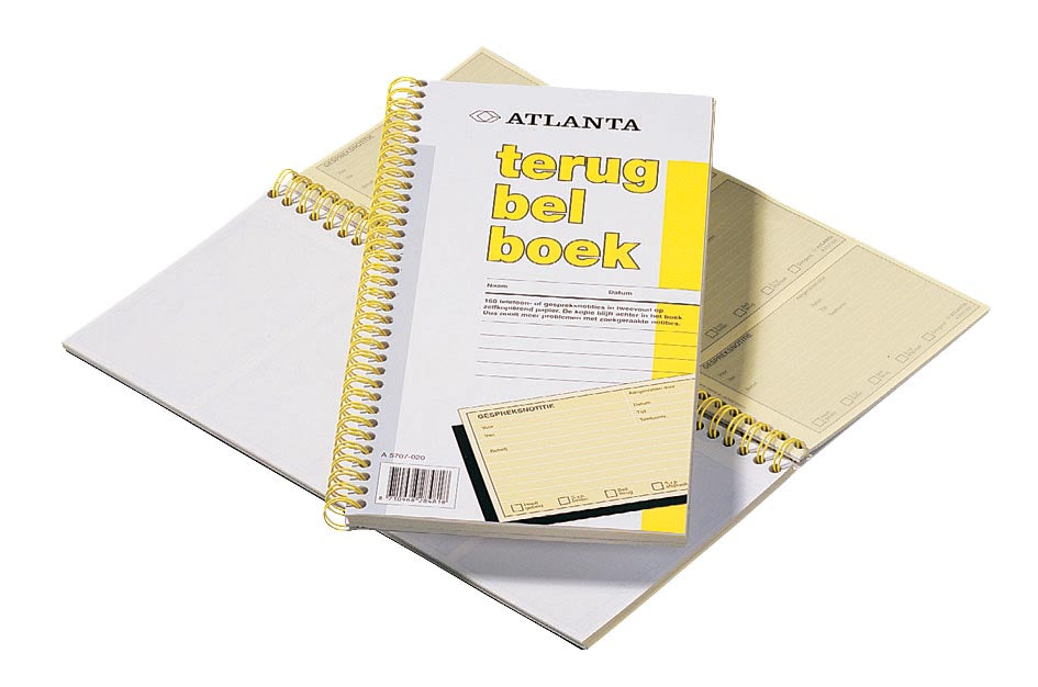 Atlanta notitiesboek voor telefoongesprekken, Franstalig