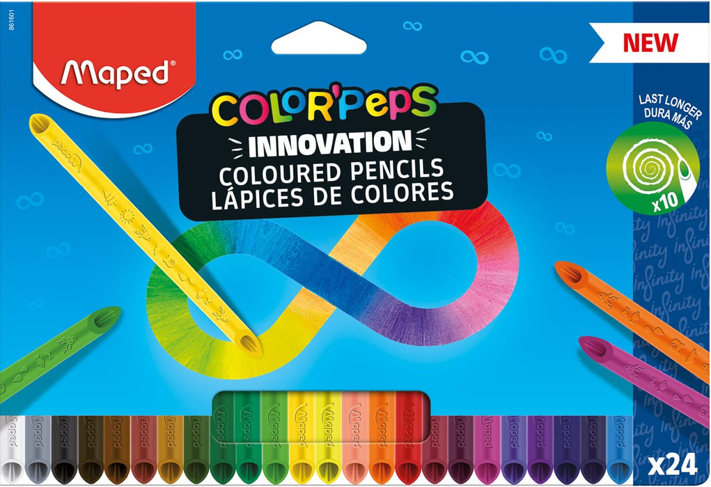 Maped Color'Peps Infinity kleurpotloodset, 24 potloden