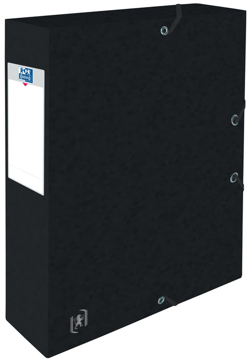 Elba elastobox Oxford Top File+ rug van 6 cm, zwart 10 stuks, OfficeTown