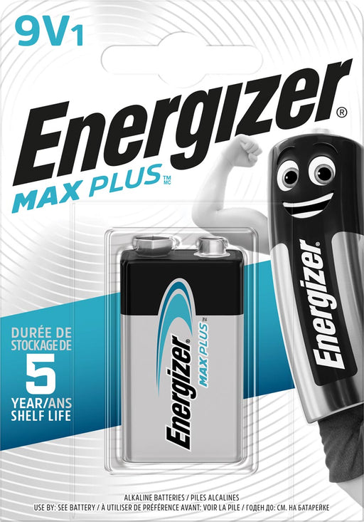 Energizer batterij Max Plus 9V, op blister 12 stuks, OfficeTown