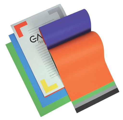 Gallery gekleurd tekenpapier Multicolor, ft 21 x 29,7 cm (A4), 120 g/m², blok van 20 vel 50 stuks, OfficeTown