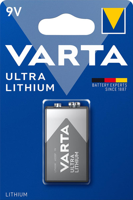 Varta batterij Ultra Lithium 9V, blister van 1 stuk 10 stuks, OfficeTown