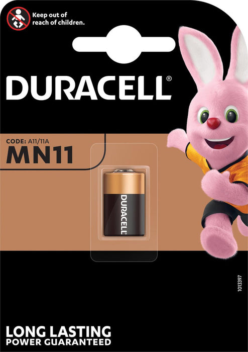 Duracell Alkaline MN11 Batterij met Duralock Power Preserve-technologie
