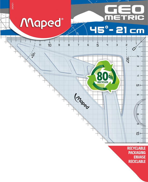 Maped winkelhaak Geometric 21 cm, 45°