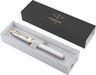Parker IM Premium roller, fijn, in giftbox, Pearl (wit/goud) 50 stuks, OfficeTown