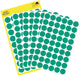 Avery Ronde etiketten diameter 12 mm, groen, 270 stuks 10 stuks, OfficeTown