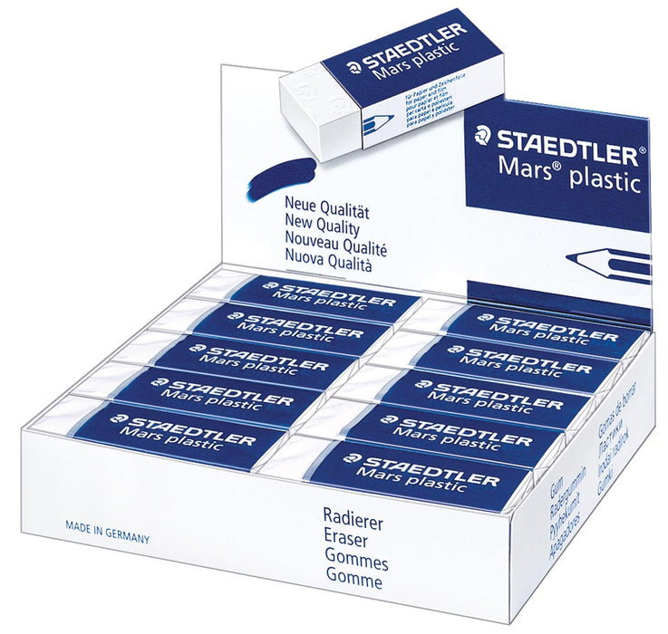 Staedtler gum Mars Plastic, verpakking van 20 stuks