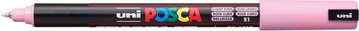 uni-ball Paint Marker op waterbasis Posca PC-1MR lichtroze 6 stuks, OfficeTown