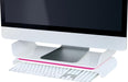 Leitz Ergo WOW verstelbare monitorstandaard, wit-roze 4 stuks, OfficeTown