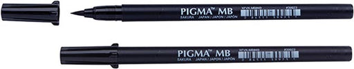 Sakura brushpen Pigma Brush, zwart, medium 12 stuks, OfficeTown