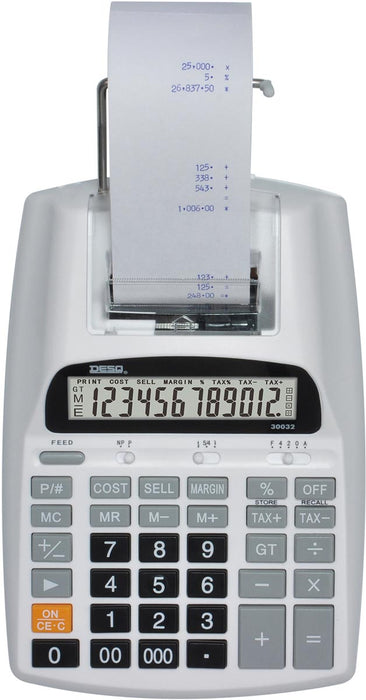 Desq calculator met telrol 30032, 2-kleuren print 5 stuks