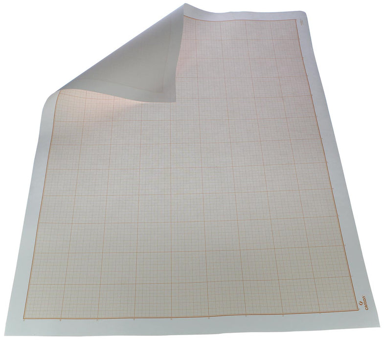 Millimeterpapier 50 x 65 cm, 50 vellen van 100 g/m² met bruine liniatuur
