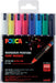 Uni-ball Paint Marker op waterbasis Posca PC-1MR, doos van 8 stuks in geassorteerde kleuren 12 stuks, OfficeTown