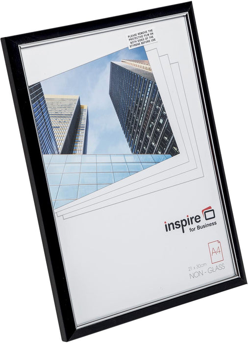 Inspire for Business fotokader Easyloader, zwart, ft A4 30 stuks, OfficeTown