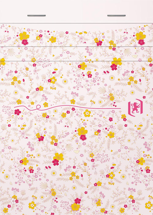 Oxford Floral softcover notitieblok, ft A6, 80 vel, gelijnd, 4 geassorteerde designs 10 stuks, OfficeTown