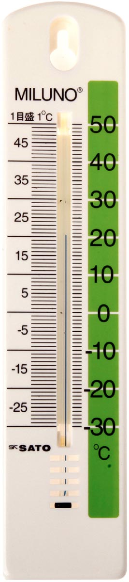 Bouhon buitenthermometer 20 cm, wit, OfficeTown