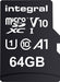 64 GB Integral microSDXC geheugenkaart met hoge snelheid - OfficeTown