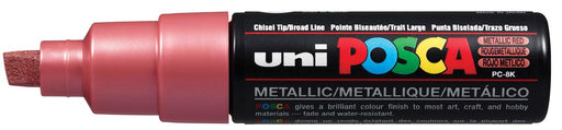 uni-ball Paint Marker op waterbasis Posca PC-8K rood metaal 6 stuks, OfficeTown