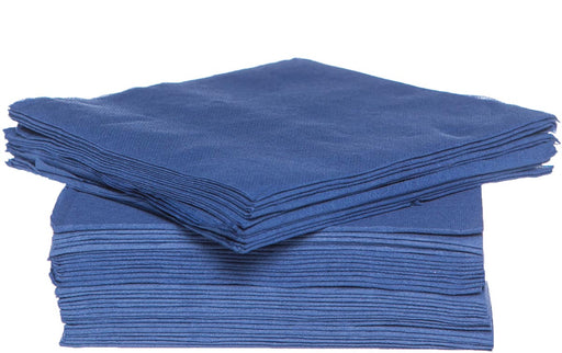 Cosy & Trendy servet, 38 x 38 cm, blauw, 40 stuks 30 stuks, OfficeTown