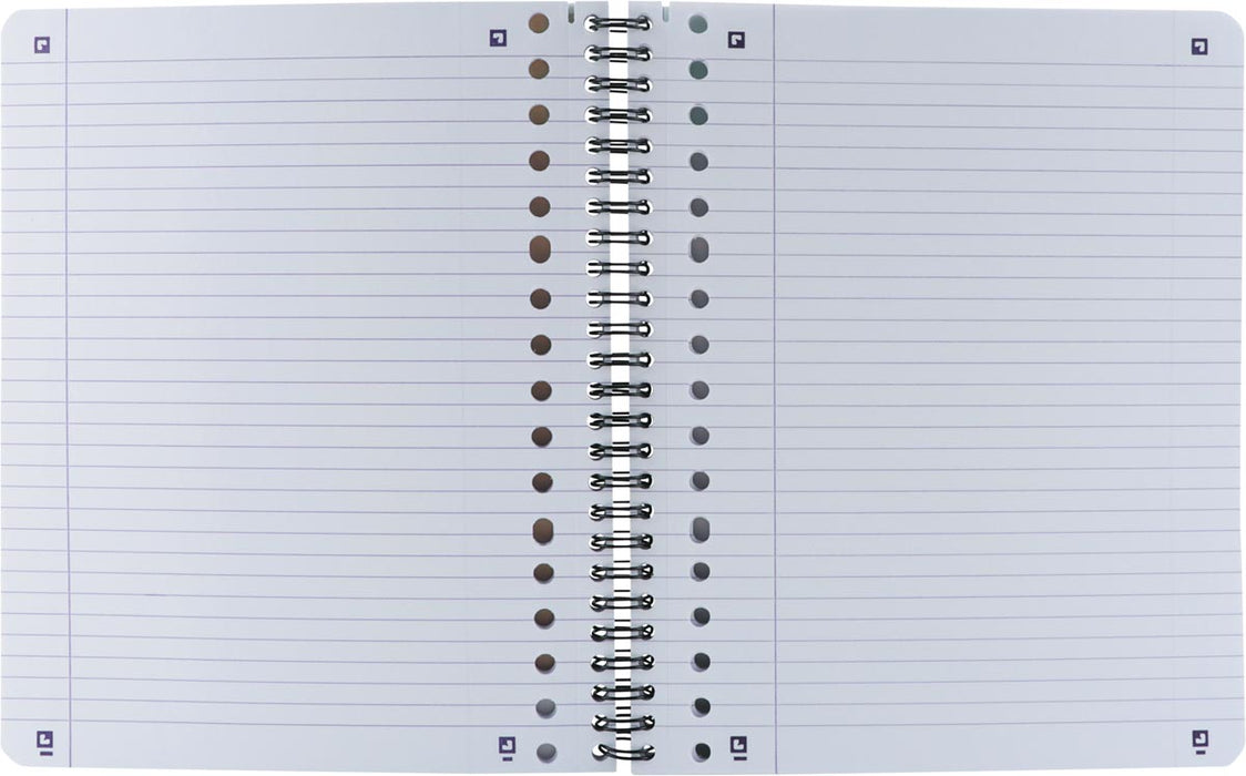 Oxford School collegeblok, ft A5+, 160 bladzijden, 17-gaats, gelijnd, assorti, 3 stuks 20 stuks, OfficeTown