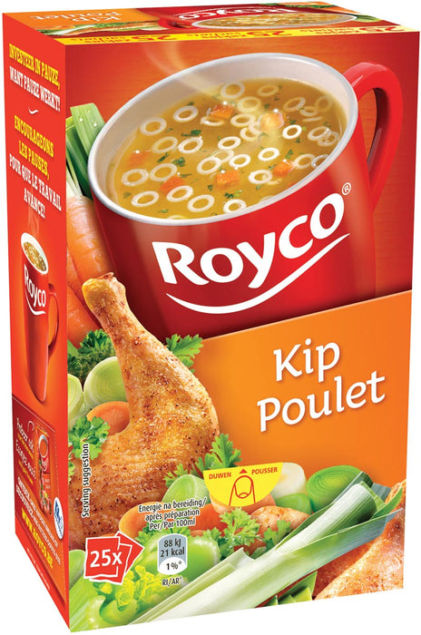 Royco Minute Soup kip, pak van 25 zakjes 8 stuks, OfficeTown