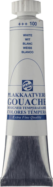 Talens plakkaatverf Extra Fijn, 20 ml tube, wit