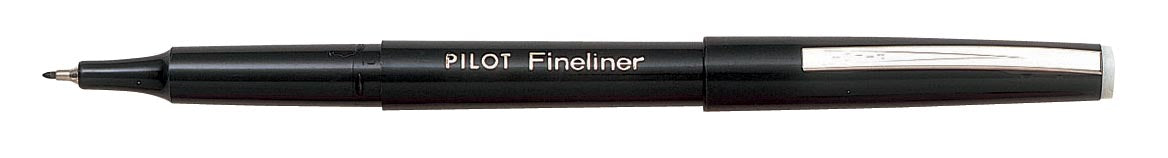 Pilot Fineliner SW-PPF zwart 12 stuks, OfficeTown