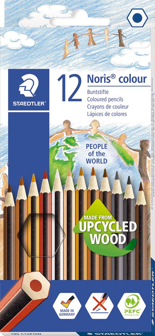 Staedtler kleurpotlood Noris Club People Of The World 12 kleurpotloden 10 stuks, OfficeTown