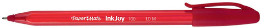 Paper Mate balpen InkJoy 100 met dop, rood 50 stuks, OfficeTown