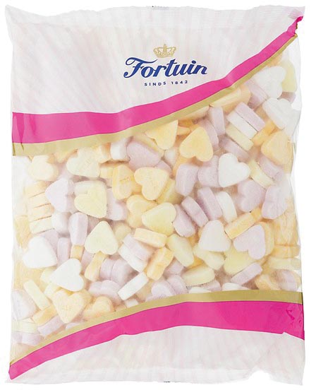 Fortuin Vruchtenhartjes snoepgoed, 1 kg zak