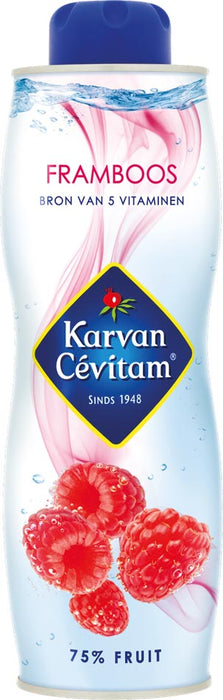 Karvan Cévitam frambozensiroop, 60 cl fles, 6 stuks