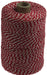Katoenen touw, rood-wit, klos van 200 g, ongeveer 250 m Merkloos