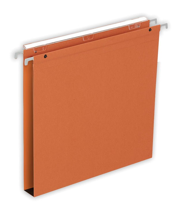 Medium Flex hangmap A4, oranje kraftkarton, 25 stuks