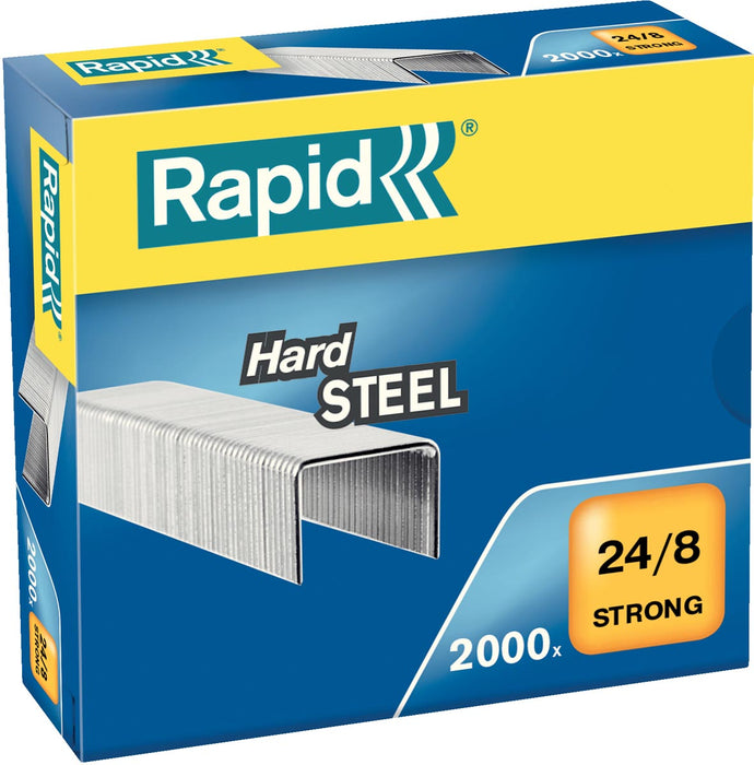 Nietjes Rapid Strong 24/8 staal, doos van 2.000 nietjes