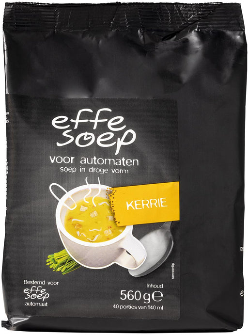 Effe Soep vending, kerrie, 140 ml, zak van 40 porties 4 stuks, OfficeTown