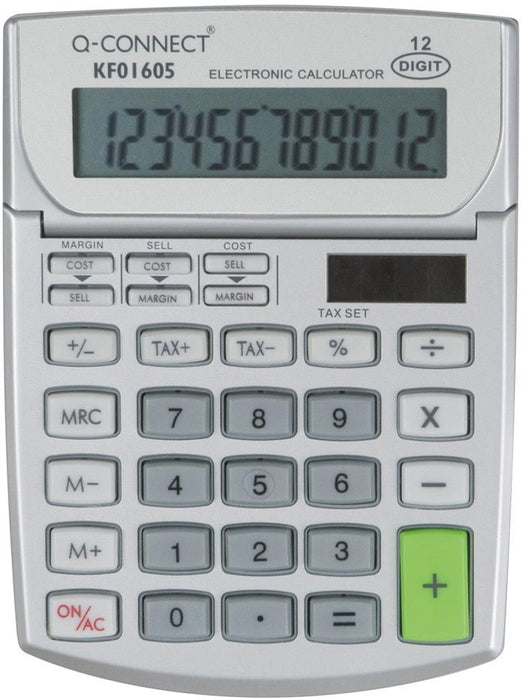 Bureaurekenmachine Q-CONNECT KF01605 met 12 cijfers