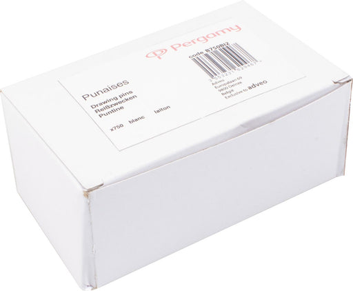 Pergamy punaises wit, doos van 750 stuks 20 stuks, OfficeTown