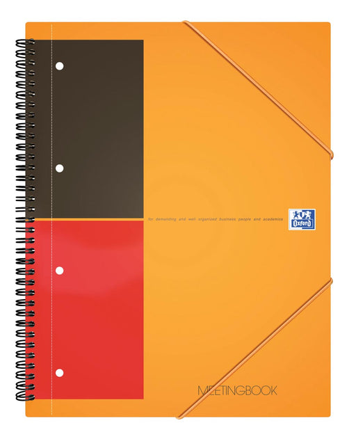 Oxford INTERNATIONAL Meetingbook, 160 bladzijden, ft A4+, geruit 5 mm 5 stuks, OfficeTown