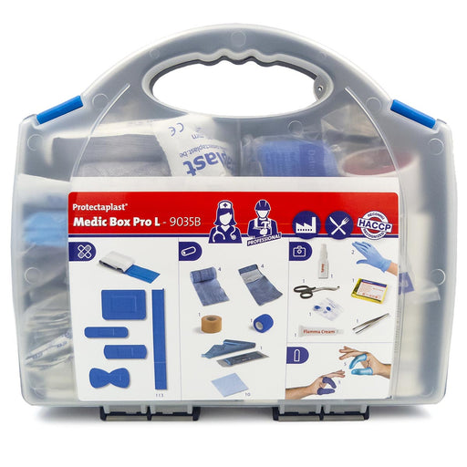 Protectaplast EHBO-koffer Medic Box Pro L, inhoud tot 10 personen 10 stuks, OfficeTown