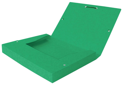 Elba elastobox Oxford Top File+ rug van 4 cm, groen 9 stuks, OfficeTown