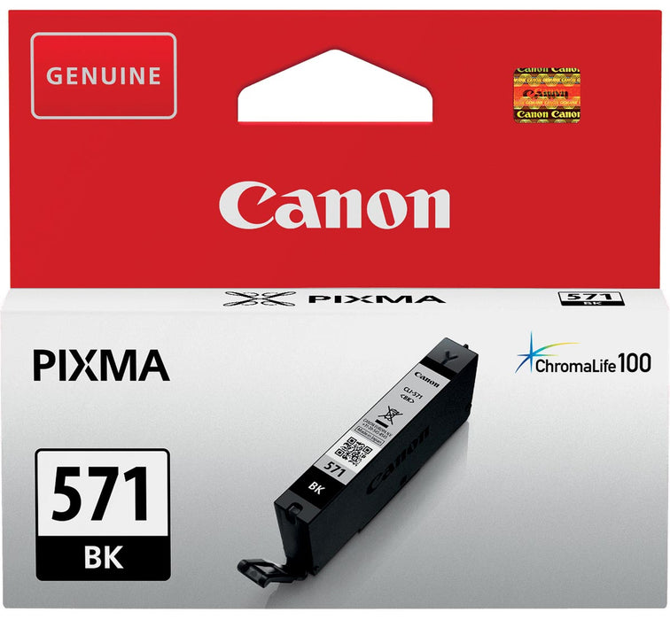 Canon inktcartridge CLI-571Z, 1.800 pagina's, OEM 0385C001, zwart