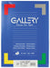 Gallery witte etiketten ft 70 x 32 mm (b x h), rechte hoeken, doos van 2.700 etiketten 5 stuks, OfficeTown