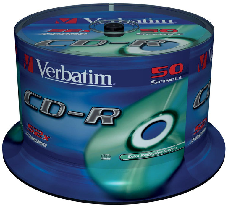 Verbatim CD-R Extra Protection 700 MB, 52x, spindel van 50 stuks