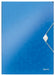 Leitz WOW elastomap met 3 kleppen, uit PP, ft A4, blauw 10 stuks, OfficeTown