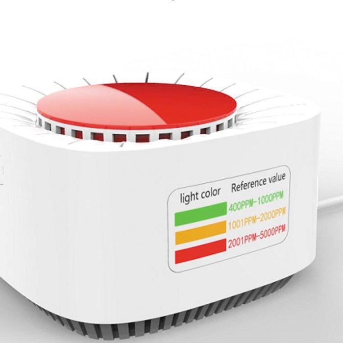 Kokoon air Protect CO2-meter, met kleurverandering en alarm, Wifi connectie